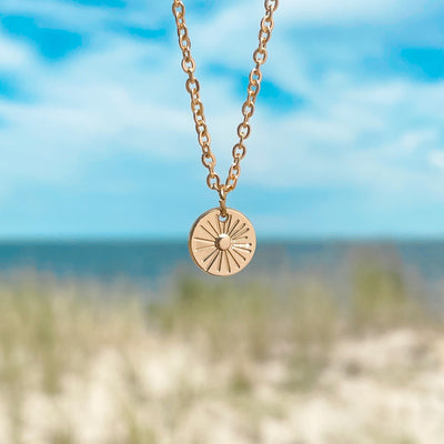 10mm Dime Sunbeam Dream Necklace