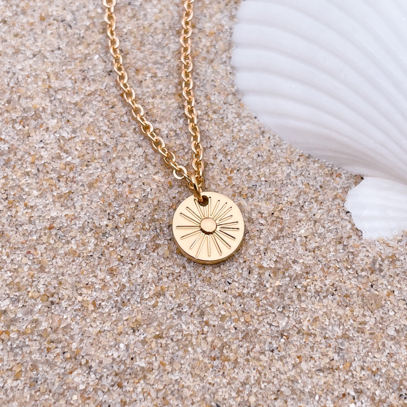 10mm Dime Sunbeam Dream Necklace