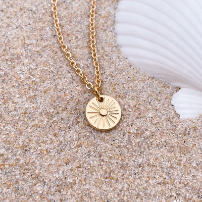 10mm Dime Sunbeam Dream Necklace