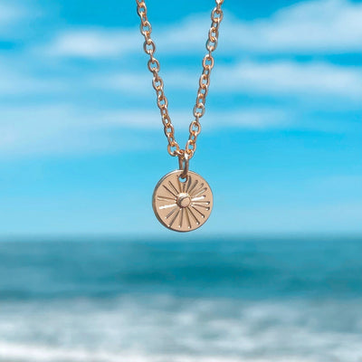 10mm Dime Sunbeam Dream Necklace