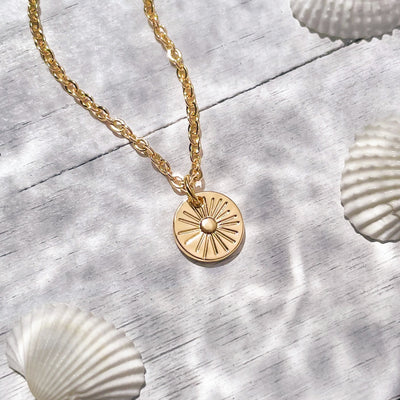 10mm Dime Sunbeam Dream Necklace