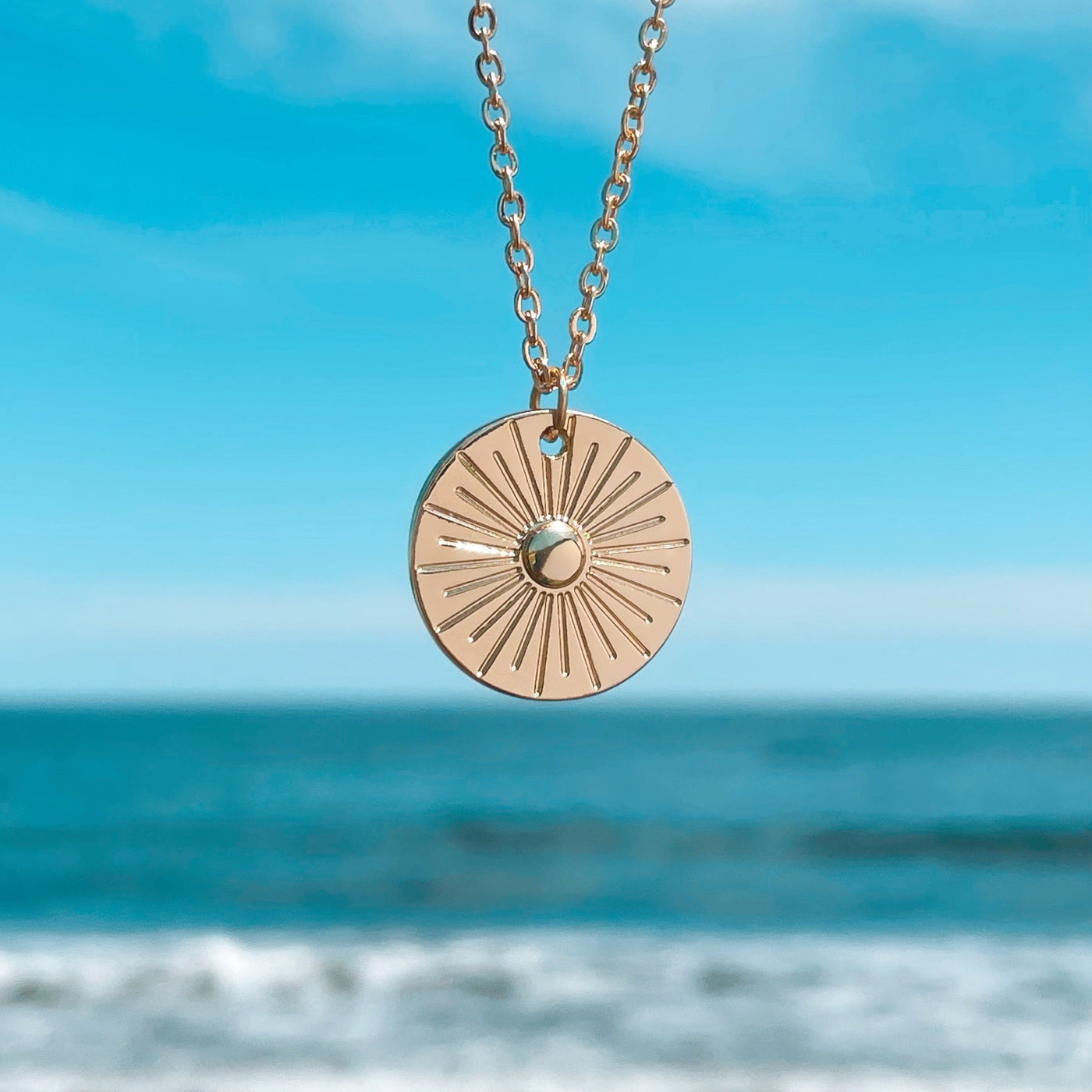 20mm Dime Sunbeam Dream Necklace