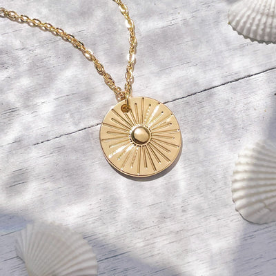 20mm Dime Sunbeam Dream Necklace