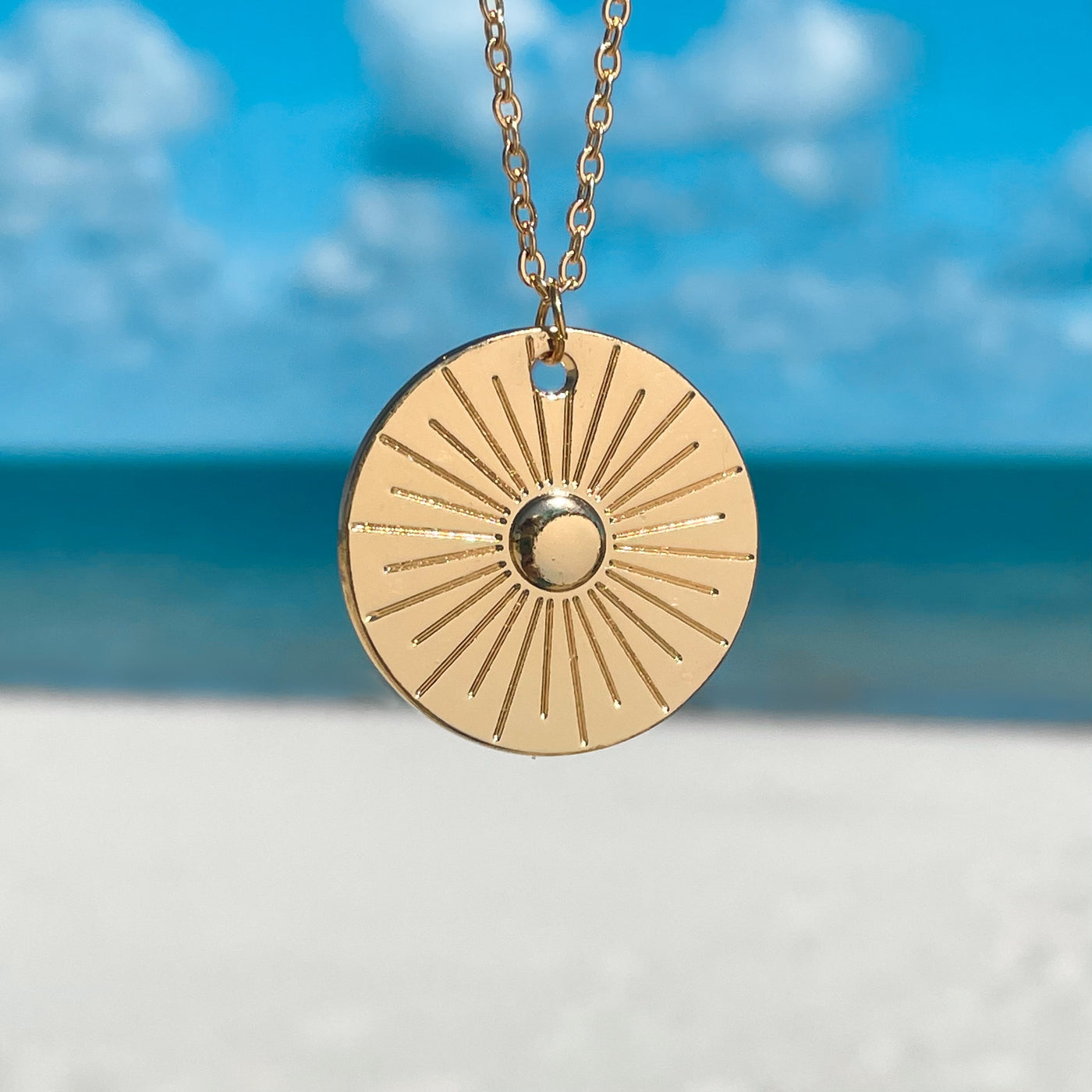 30mm Sunbeam Necklace