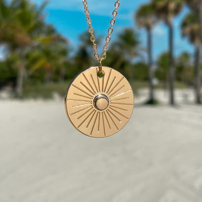 30mm Sunbeam Necklace