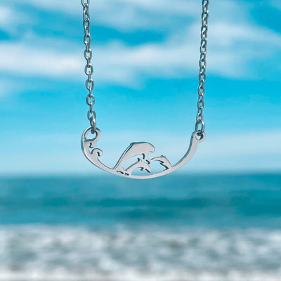 Three Little Dolphins Necklace