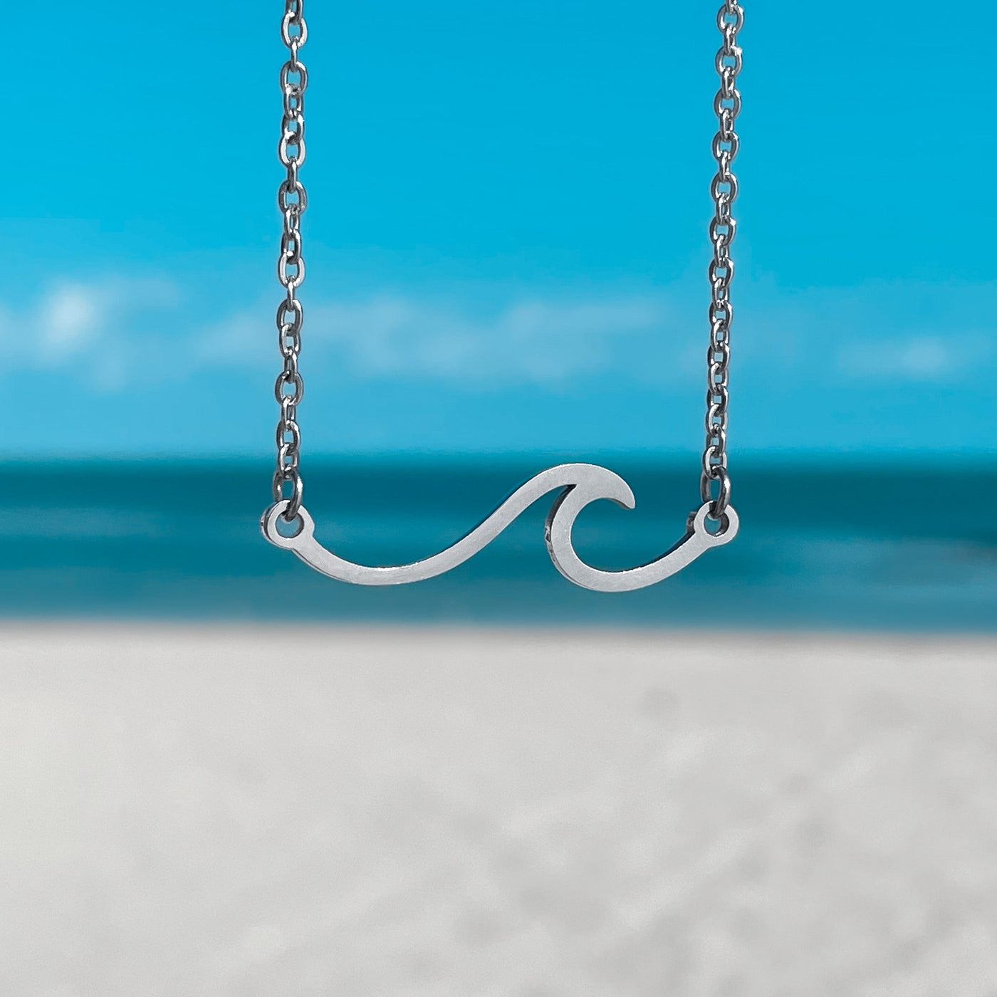 Silver Wave Necklace