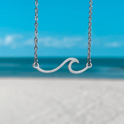 Silver Wave Necklace