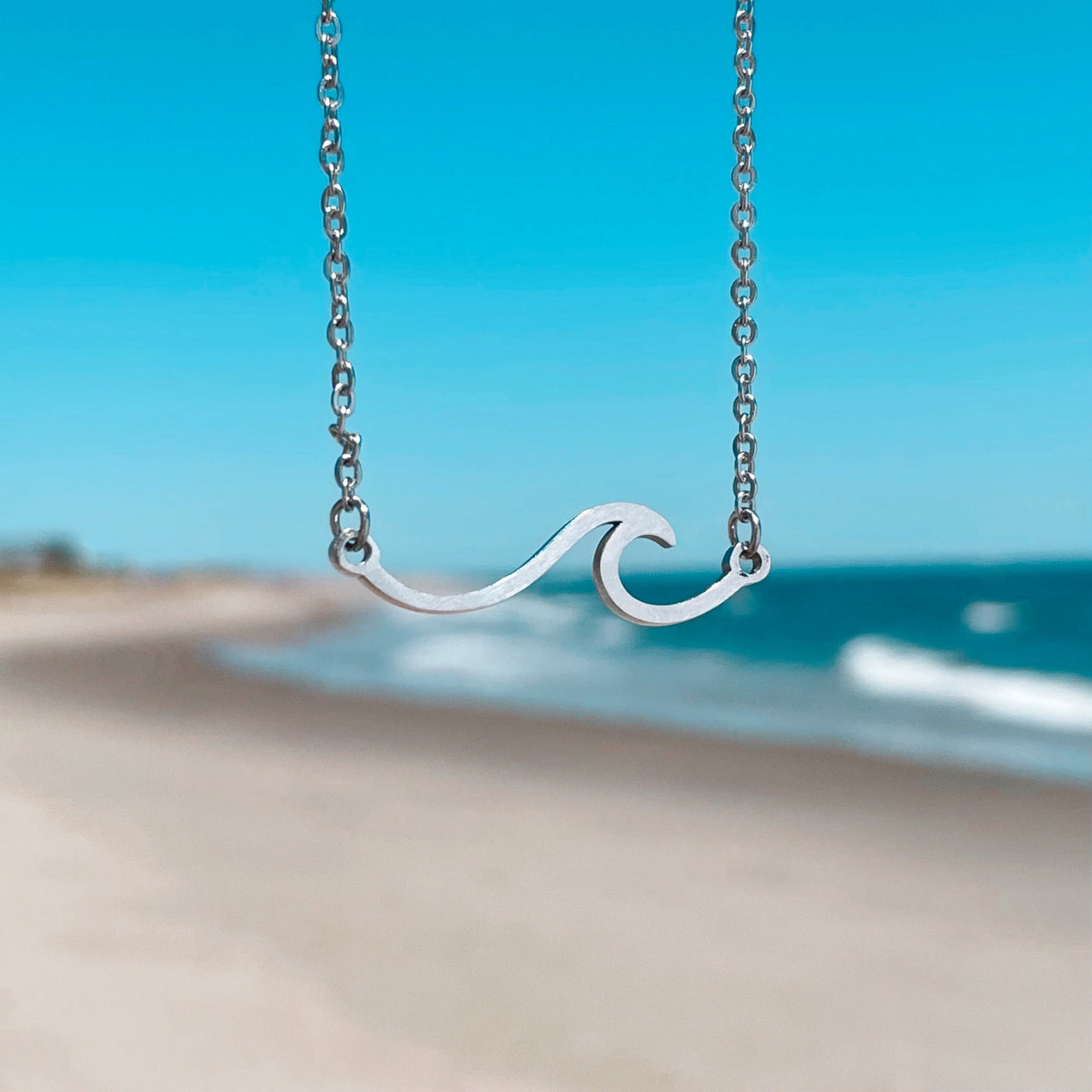Silver Wave Necklace