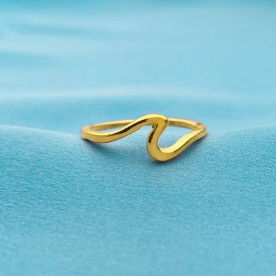 Gold Wave Ring