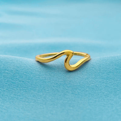 Gold Wave Ring