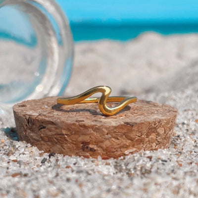 Gold Wave Ring
