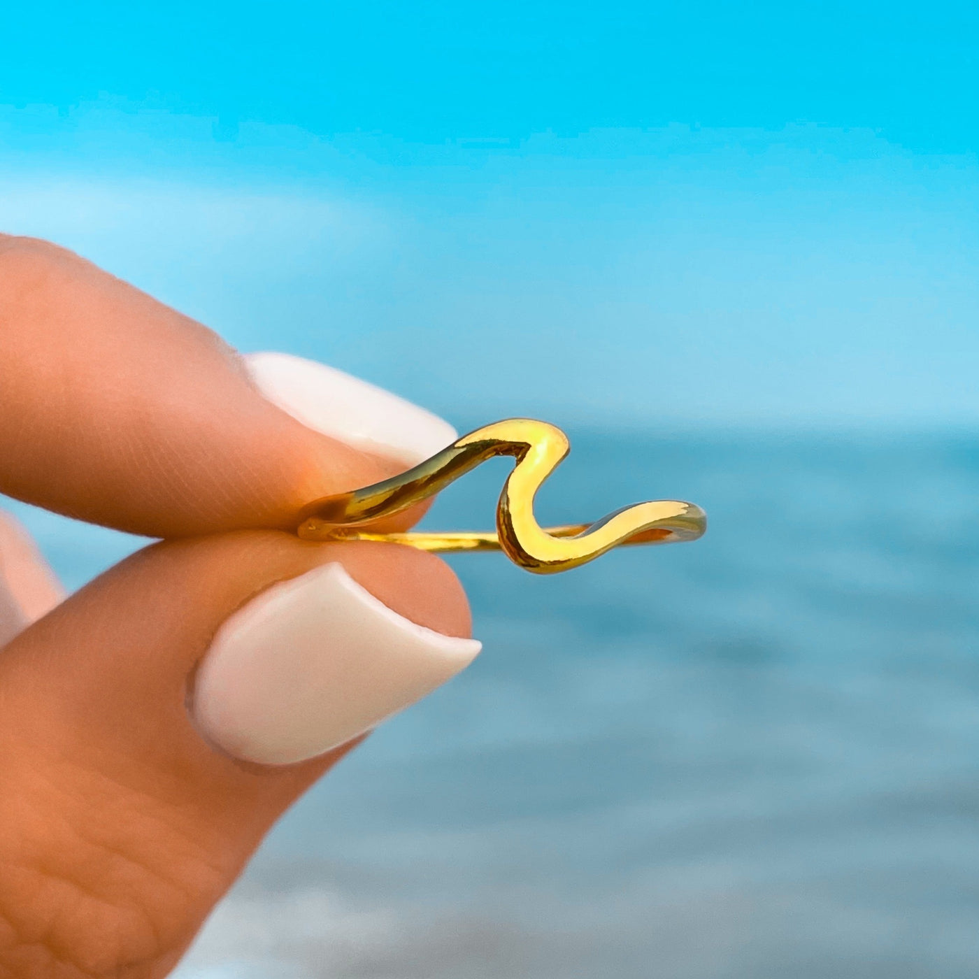  Gold Wave Ring