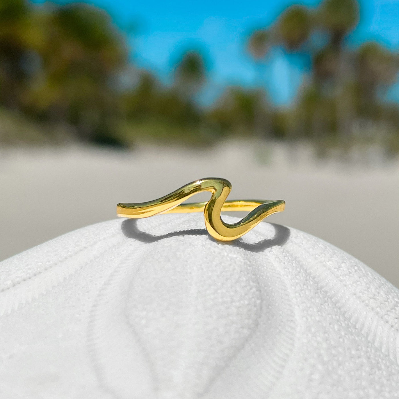Gold Wave Ring