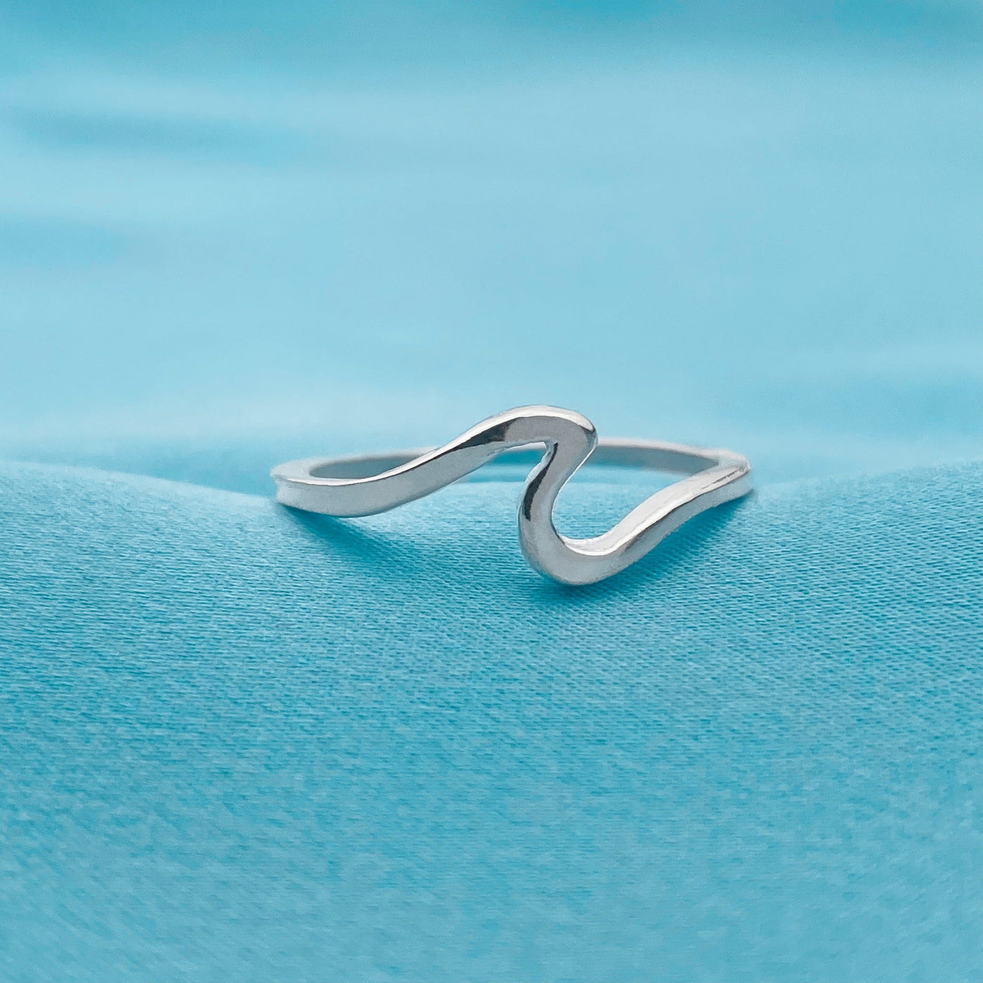 Silver Wave Ring