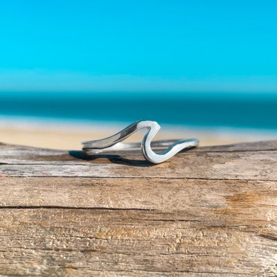 Silver Wave Ring