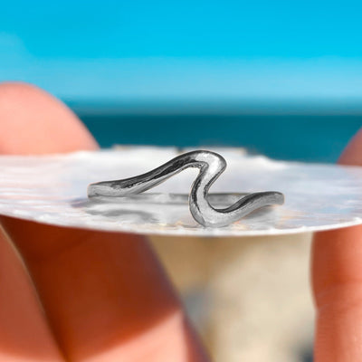 Silver Wave Ring