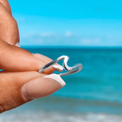 Silver Wave Ring
