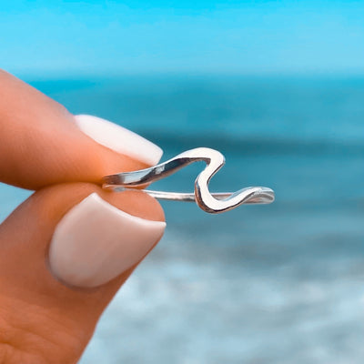 Silver Wave Ring