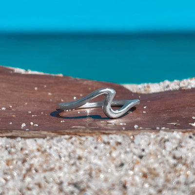Silver Wave Ring